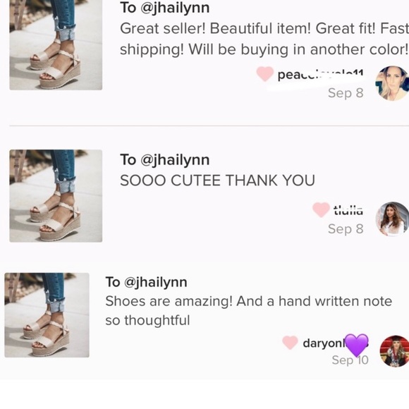 Espadrille Wedge scalloped natural Sandal - Picture 6 of 10